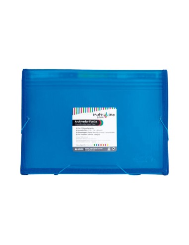 CARP. CLASIF GRAFOPLAS MULTILINE 13DIV PP Fº AZUL